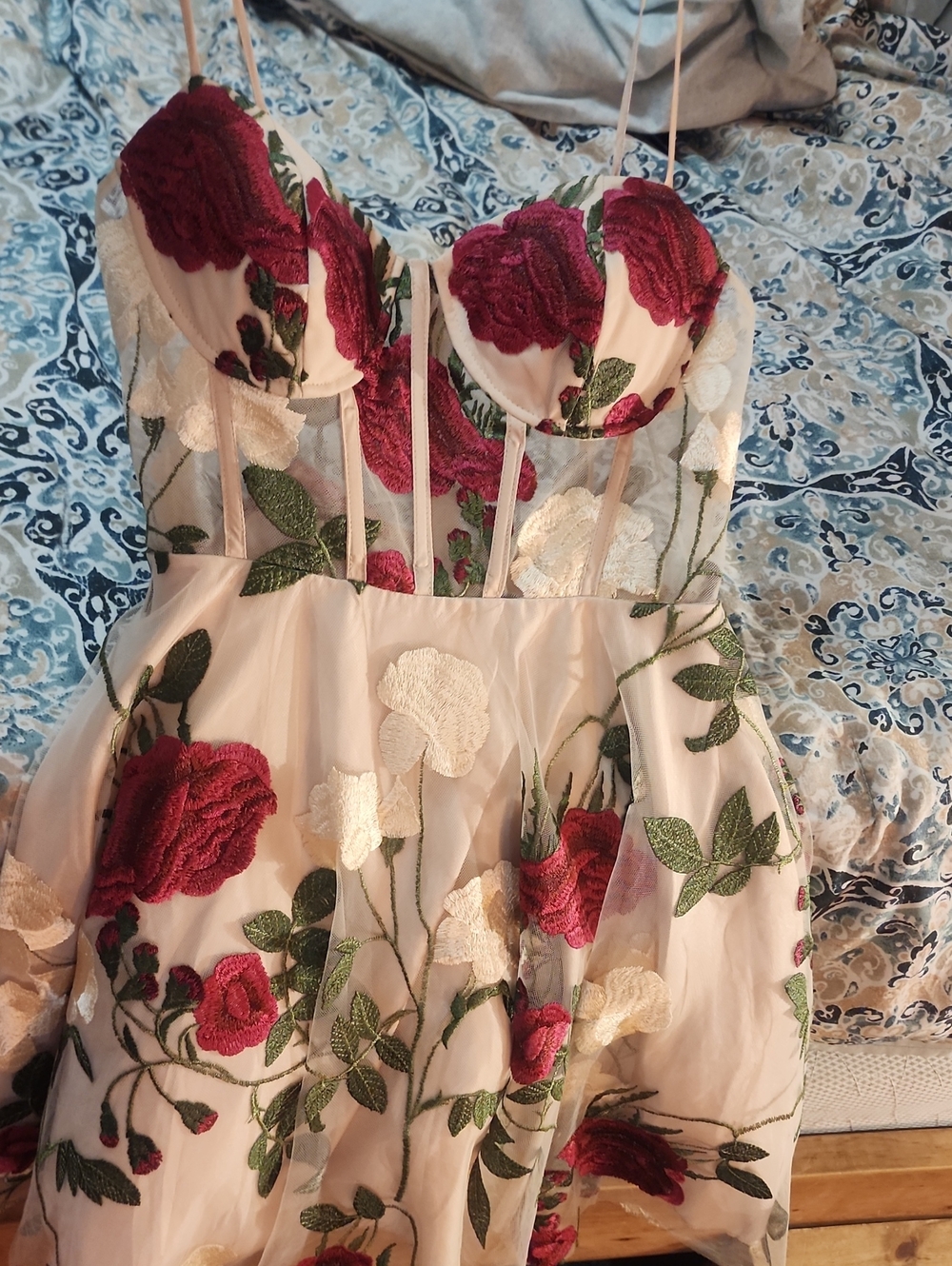 Women's Windsor Floral Embroidered Dress